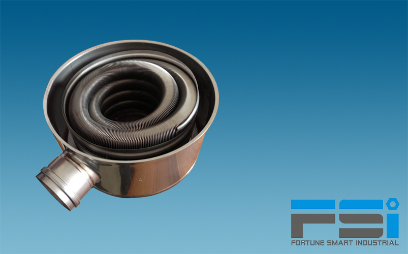 Stainless Steel Coiling Finned Tubes Gas Water Heater